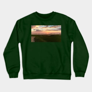 Sunset over the Eastham flats Crewneck Sweatshirt